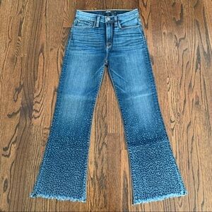 NEW Hudson Holly High Rise Crop Flare Jeans Size 26